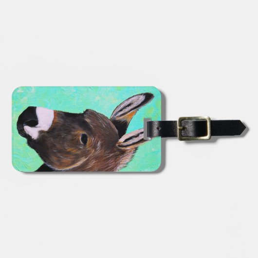 Donkerschilderen Bagagelabel (Voorkant horizontaal)