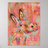 donkerschilderij poster (Voorkant)