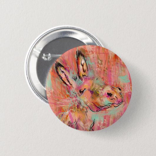 donkerschilderij ronde button 5,7 cm (Voorkant /achterkant)
