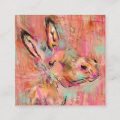 donkerschilderij vierkante visitekaartje (Voorkant)