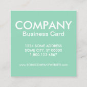 donkerschilderij vierkante visitekaartje (Achterkant)