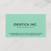 donkerschilderij visitekaartje (Achterkant)