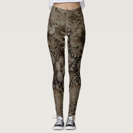 "Donkerste nacht  kant" Leggings