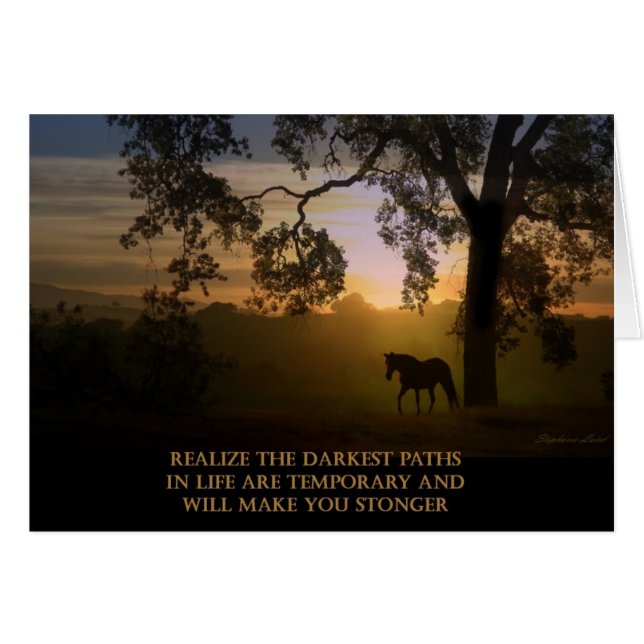 Donkerste paden maken je sterker (Voorkant Horizontaal)