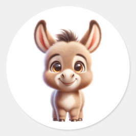 Donkersticker Ronde Sticker