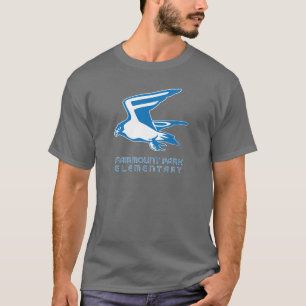 Donkervalk-T-shirt met Light Falcon Graphic T-shirt