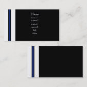 donkervet visitekaartje (Voorkant / Achterkant)