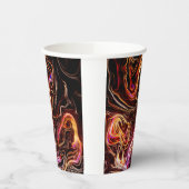 Donkervormig ontwerp papieren bekers (Links)