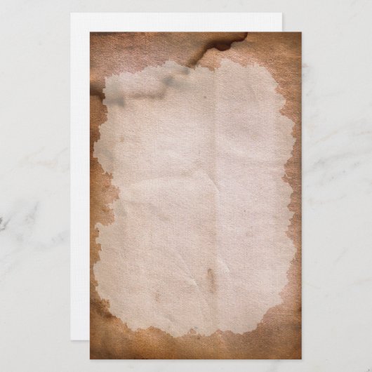 Donkerwater gekleurd briefpapier (Voorkant / Achterkant)