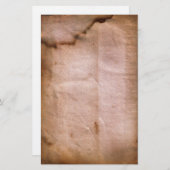 Donkerwater gekleurd briefpapier (Voorkant / Achterkant)