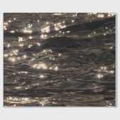 Donkerwater verpakkingspapier cadeaupapier (Vlak)