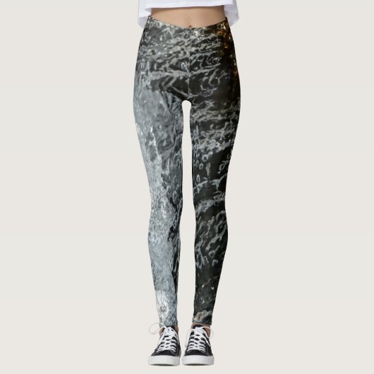 donkerwaterspatten leggings (Voorkant)