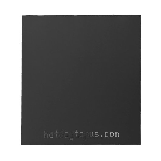 Donkerzwart Notitieblok voor witte gelpennen en ma (Voorkant)