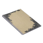  donkerzwart Roos Kraft Rustic Glam Notitieboek (Rechterzijde)
