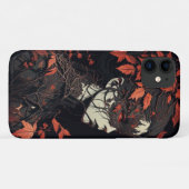 donkerzwart sinaasappel vuur anime meisje bad devi Case-Mate iPhone case (Achterkant (horizontaal))