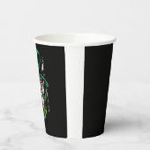 Donkerzwarte metalen kabouter op St Patrick's Day Papieren Bekers (Links)