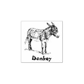 DONKEY ANIMAAL RUBBER STEMP RUBBERSTEMPEL (Afrduk)
