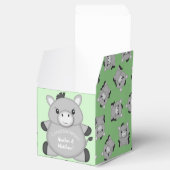 Donkey Baby shower Green Bedankdoosjes (Geopend)