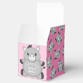Donkey Baby shower Roze Bedankdoosjes (Geopend)
