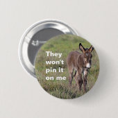 Donkey badge ronde button 5,7 cm (Voorkant /achterkant)