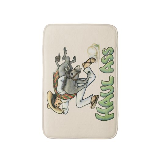 Donkey Bath Mat (Voorkant Verticaal)