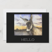 Donkey Bedankkaart (Voorkant)