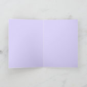 Donkey Birthday Card in Purple Kaart (Binnen)