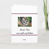 Donkey Birthday Kaart (Achterkant)