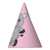 Donkey Birthday Party roze Feesthoedjes (Rechts)