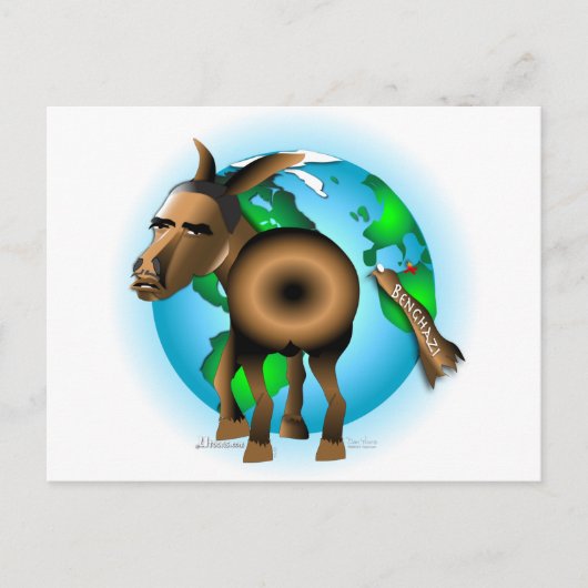 Donkey Briefkaart (Voorkant)