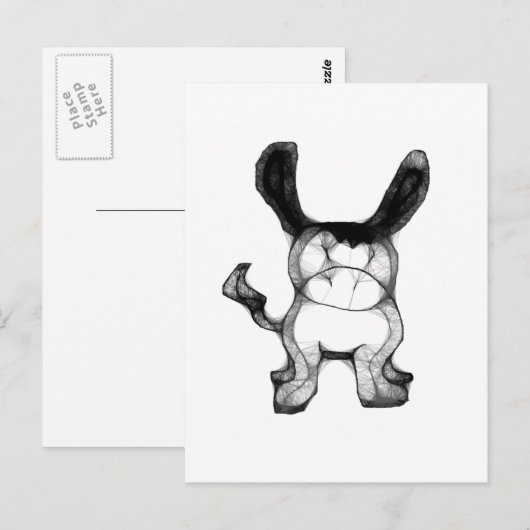 Donkey Briefkaart (Voorkant / Achterkant)