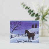 Donkey Briefkaart (Staand voorkant)