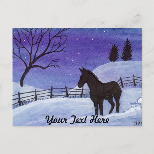 Donkey Briefkaart (Voorkant)