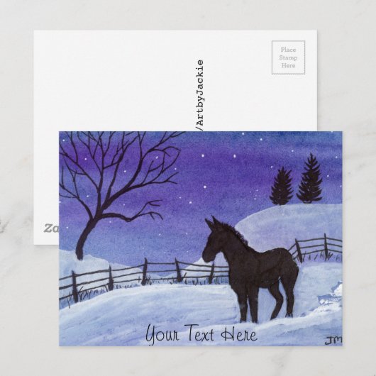 Donkey Briefkaart (Voorkant / Achterkant)