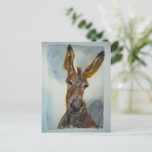 Donkey Briefkaart (Staand voorkant)