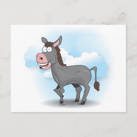 Donkey Briefkaart (Voorkant)
