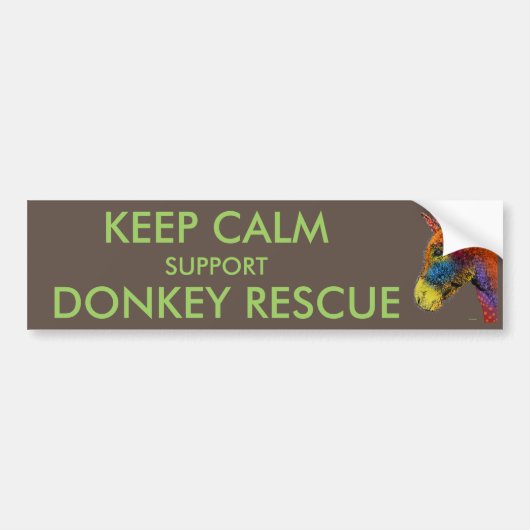 DONKEY BUMPERSTICKER (Voorkant)