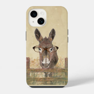 Donkey Burro met bril voor smartasses iPhone 14 Hoesje