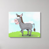 Donkey Canvas Afdruk (Voorkant)