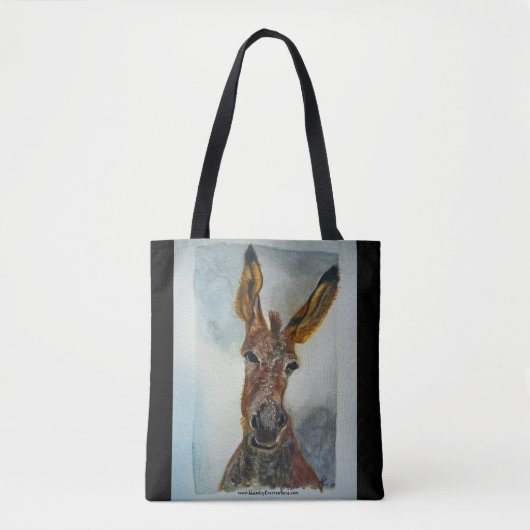 Donkey canvas tas (Voorkant)