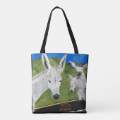 Donkey canvas tas (Achterkant)