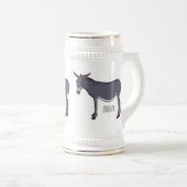 Donkey cartoon illustratie bierpul (Voorkant rechts)