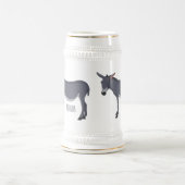 Donkey cartoon illustratie bierpul (Center)
