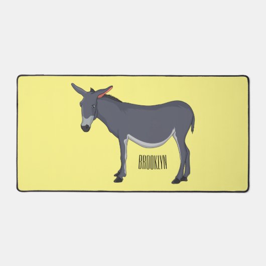 Donkey cartoon illustratie bureaumat (Voorkant)
