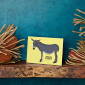 Donkey cartoon illustratie fotoplaat (Zijkant)
