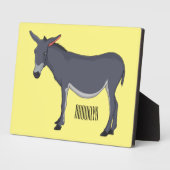 Donkey cartoon illustratie fotoplaat (Zijkant)