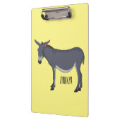 Donkey cartoon illustratie klembord (Links)