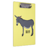 Donkey cartoon illustratie klembord (Rechts)