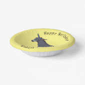 Donkey cartoon illustratie papieren kommen (Gebogen)