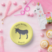 Donkey cartoon illustratie papieren kommen (Feest)